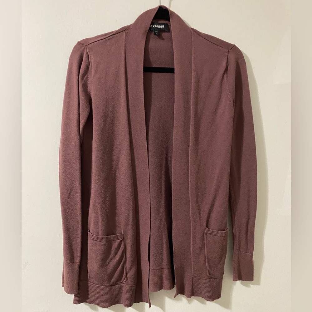 Express open-front knit cardigan